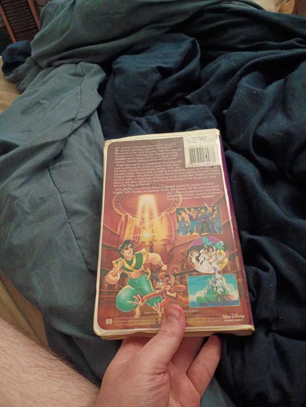 Disney Aladdin on VHS